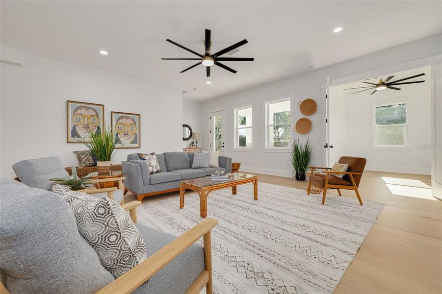 Furnished interior view inside a new home in , St. Petersburg (Image 9).