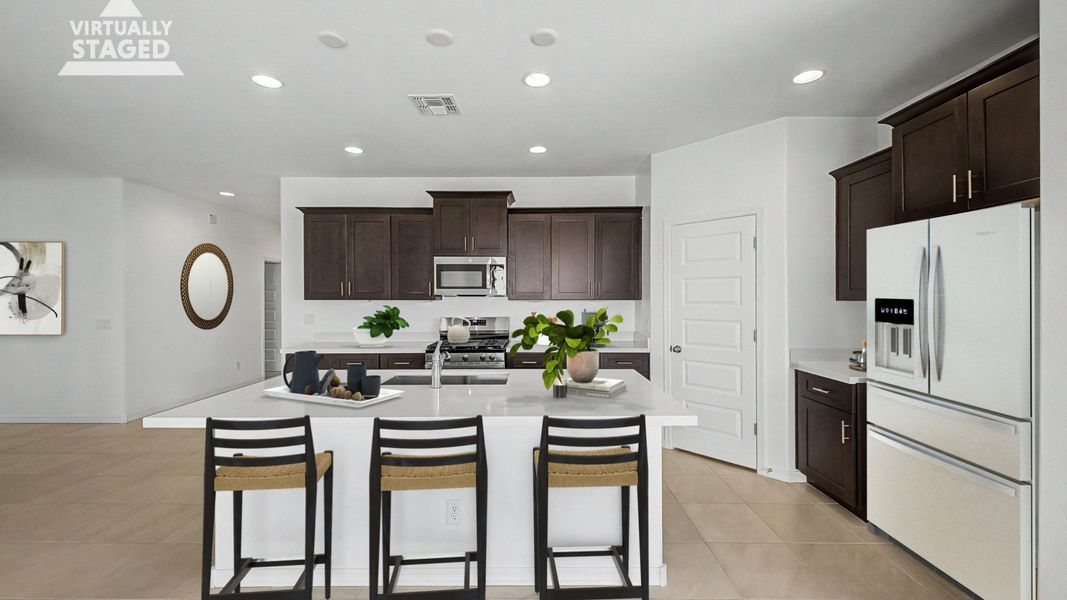 Furnished interior view inside a new home in The Villas at Mystic, Peoria (Image 9).