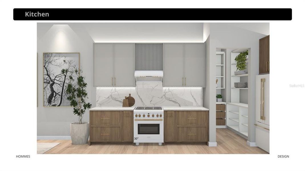 Furnished interior view inside a new home in , Winter Park (Image 8).