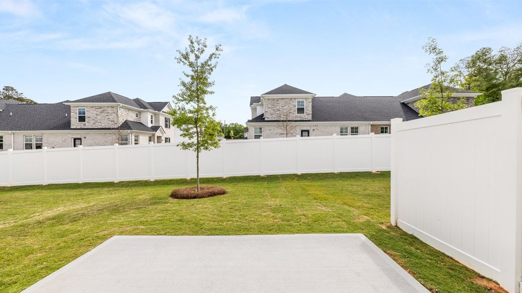 Exterior details and patio area of a home in Echo Glen, Stockbridge (Image 26). Exterior details and patio area of a home in Echo Glen, Stockbridge (Image 26).