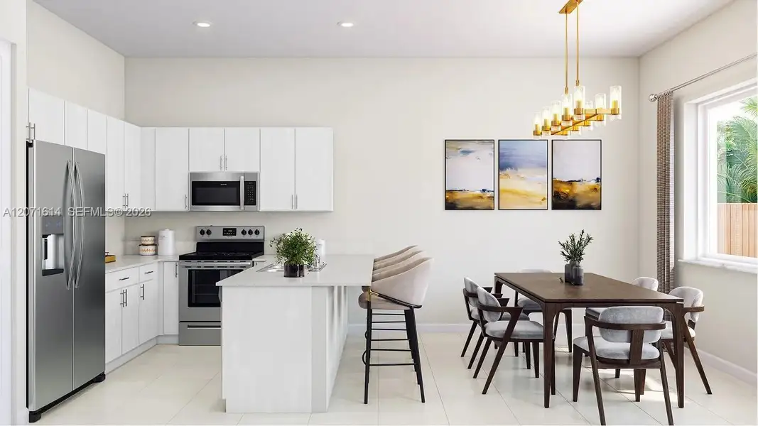 Furnished interior view inside a new home in , Homestead (Image 4).