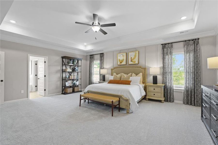 Furnished interior view inside a new home in Summerfield Place, Carrollton (Image 26).