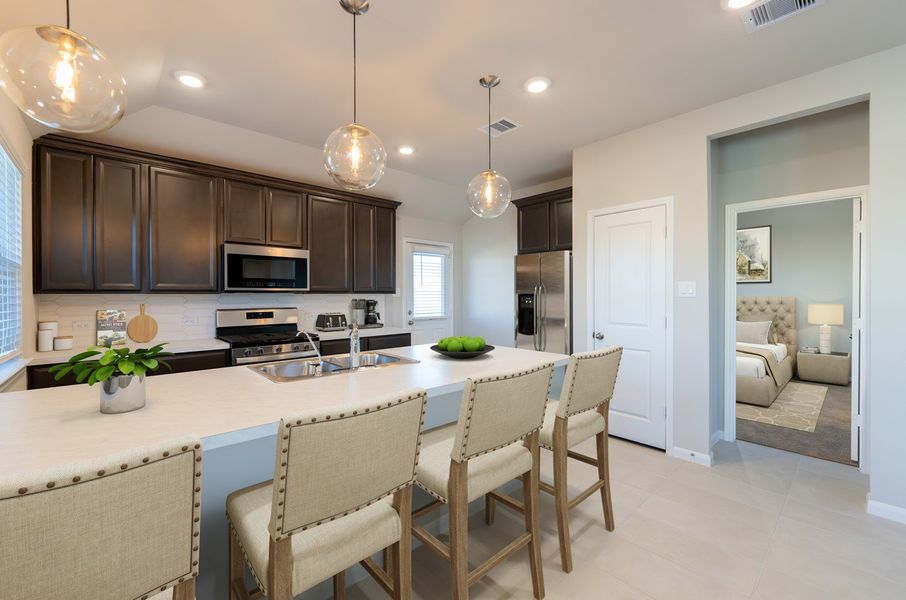 Representative furnished interior of a home built from the Hays by Beazer Homes in Laurel Landing: Founders Collection, Alvin (Image 7).