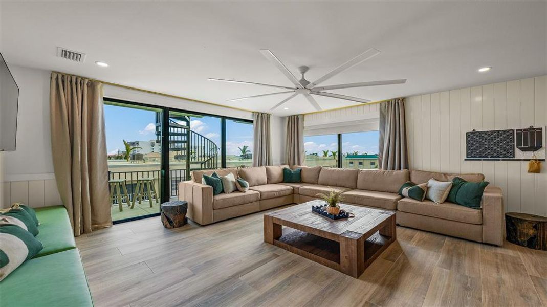 Furnished interior view inside a new home in , Sarasota (Image 48).