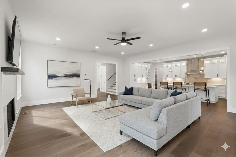 Furnished interior view inside a new home in , Ball Ground (Image 6).