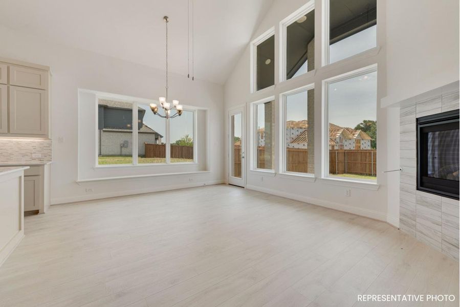 Representative unfurnished interior of a home built from the Royal Palm by Grand Homes in Trails at Cottonwood Creek, Rowlett (Image 14).