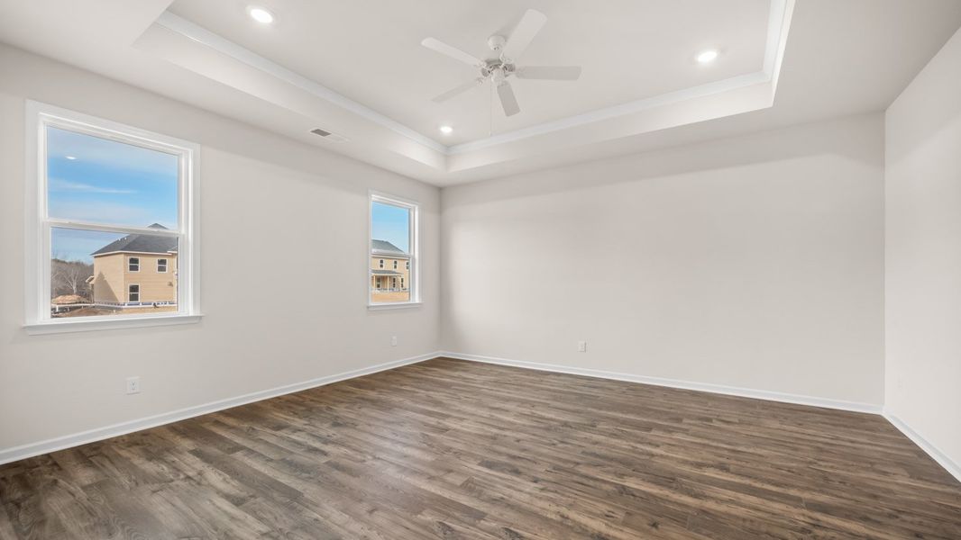 Spacious, unfurnished interior of a new home in The Gates at Pates Creek, Hampton (Image 21). Spacious, unfurnished interior of a new home in The Gates at Pates Creek, Hampton (Image 21).