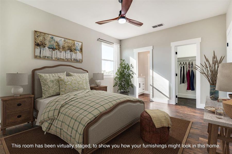 Furnished interior view inside a new home in , Terrell (Image 9). Furnished interior view inside a new home in , Terrell (Image 9).