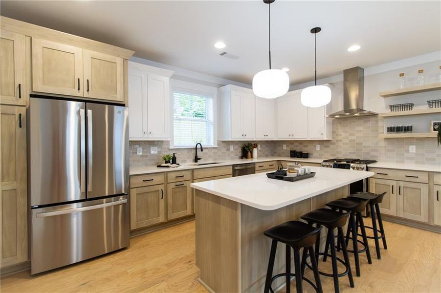 Furnished interior view inside a new home in , Scottdale (Image 4). Furnished interior view inside a new home in , Scottdale (Image 4).