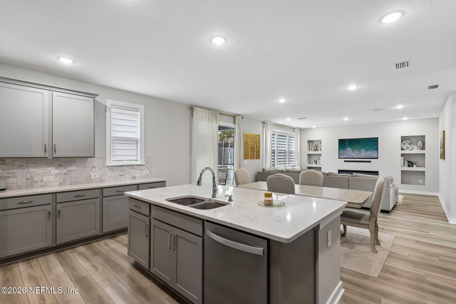 Furnished interior view inside a new home in , Jacksonville (Image 16).