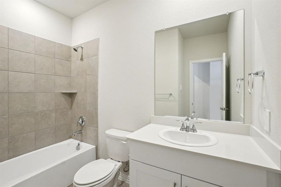 Photo is not of the actual home, but is an inspirational photo of builder’s model home and may depict options, furnishings, and/or decorator features that are not included.