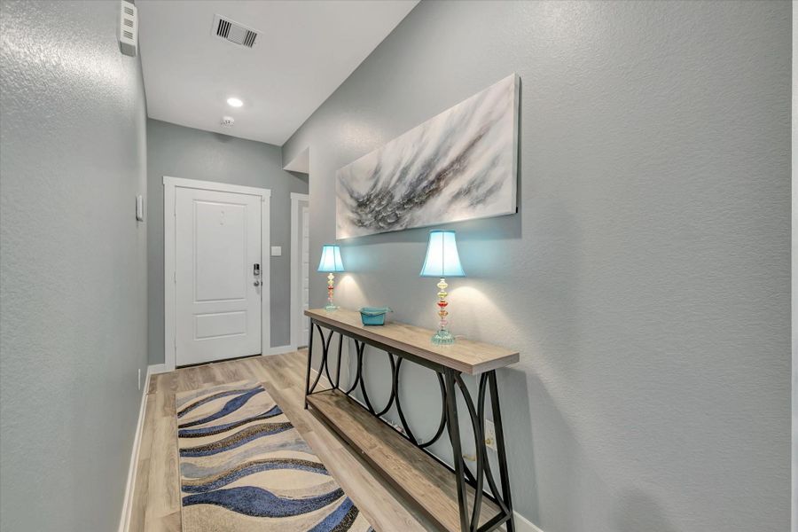 Furnished interior view inside a new home in Central Park, Texas City (Image 7). Furnished interior view inside a new home in Central Park, Texas City (Image 7).