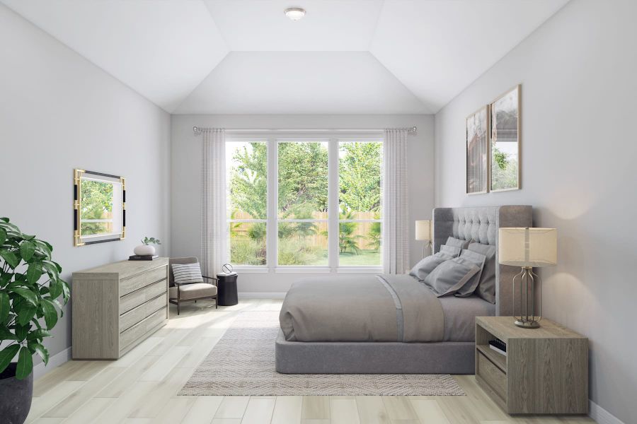 Representative furnished interior of a home built from the Verdin by Tri Pointe Homes in Oakhill Reserve, Tomball (Image 11).