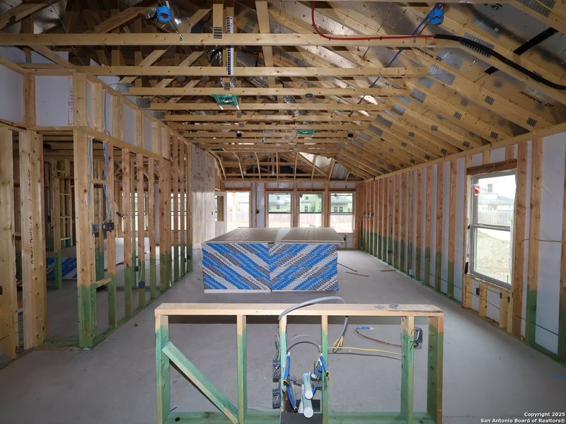 In-progress construction of a new home in Winding Brook, San Antonio, TX (Image 31).