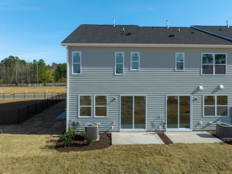 Exterior details and patio area of a home in Powell, Angier (Image 3).
