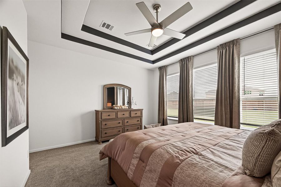 Furnished interior view inside a new home in Rates starting as low as, Iowa Colony (Image 35).