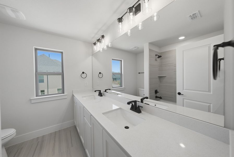 Furnished interior view inside a new home in Hillside Village, Celina (Image 14).