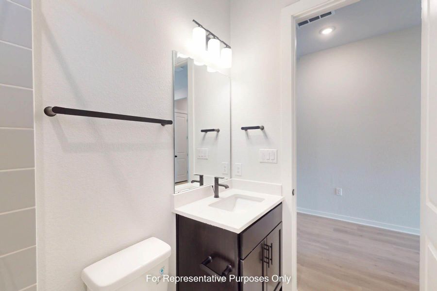 Furnished interior view inside a new home in Heritage, Dripping Springs (Image 12).
