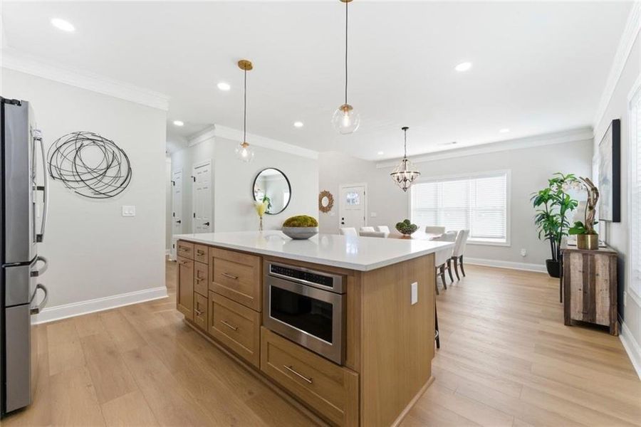 Furnished interior view inside a new home in , Atlanta (Image 10). Furnished interior view inside a new home in , Atlanta (Image 10).