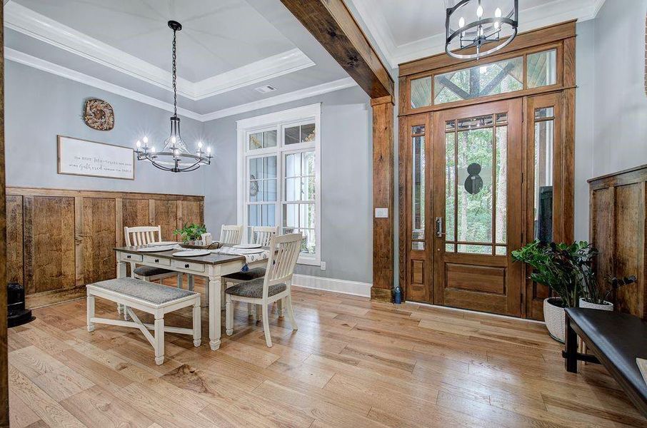Furnished interior view inside a new home in , Cartersville (Image 9).