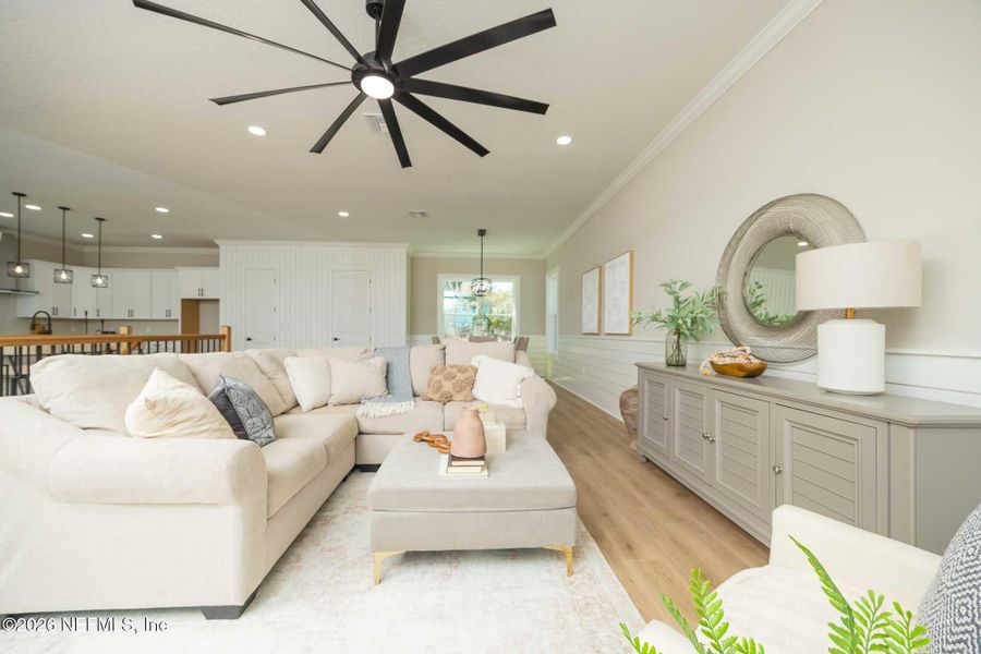 Furnished interior view inside a new home in , St. Augustine (Image 56).