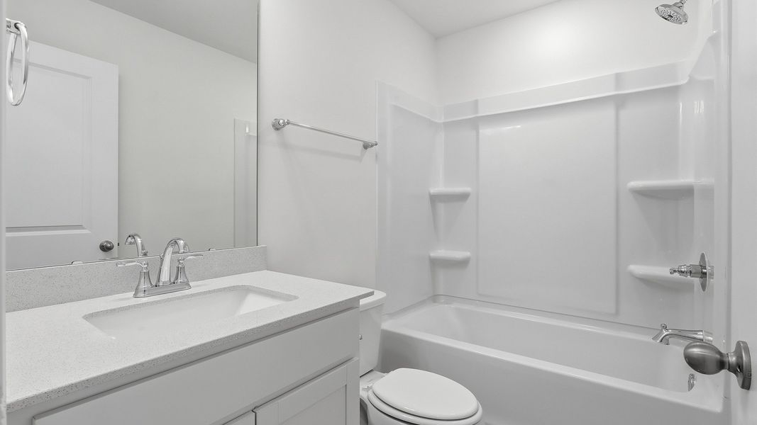 Furnished interior view inside a new home in Clear Springs Townhomes, North Charleston (Image 7). Furnished interior view inside a new home in Clear Springs Townhomes, North Charleston (Image 7).