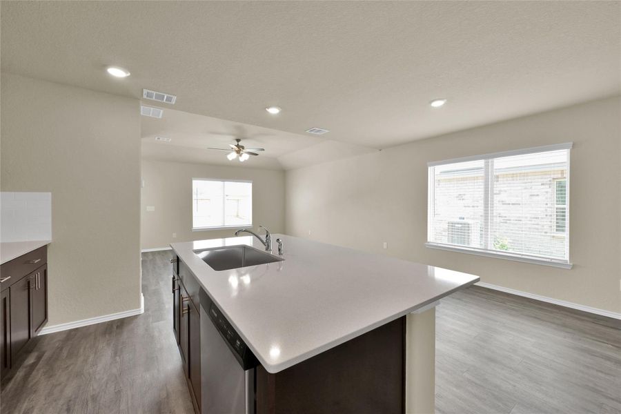 Furnished interior view inside a new home in Lakes at Black Oak, Magnolia (Image 8).
