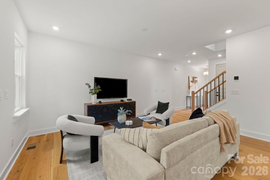 Furnished interior view inside a new home in , Charlotte (Image 18). Furnished interior view inside a new home in , Charlotte (Image 18).