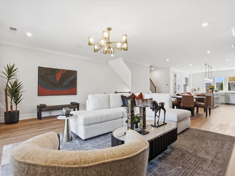Representative furnished interior of a home built from the Bloom by Tri Pointe Homes in Ross Farms, Charlotte (Image 31).