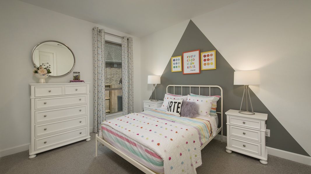 Furnished interior view inside a new home in Meridiana 40'/45', Manvel (Image 13).