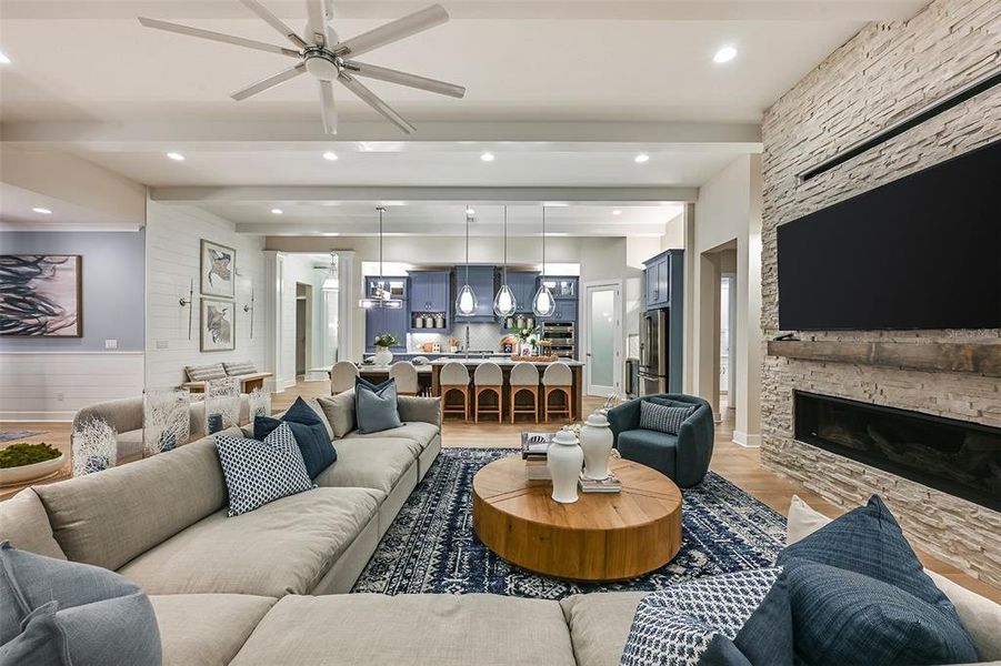 Furnished interior view inside a new home in , Lakewood Ranch (Image 5). Furnished interior view inside a new home in , Lakewood Ranch (Image 5).