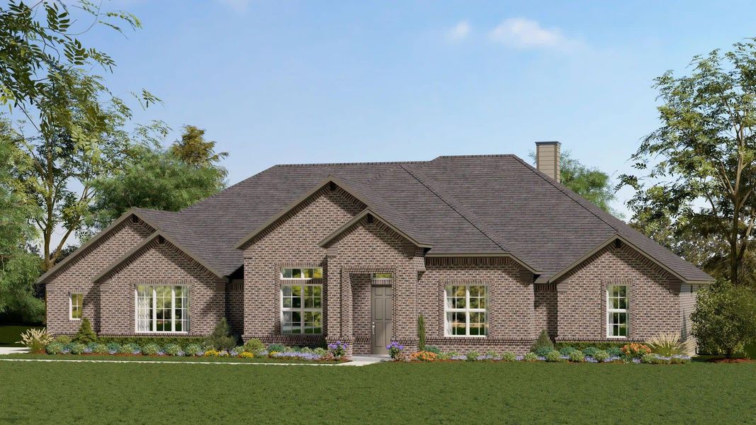 Elevation A | Concept 2915 at Hidden Creek Estates in Van Alstyne, TX by Landsea Homes