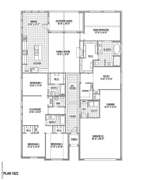 Plan 1623 1st Floor