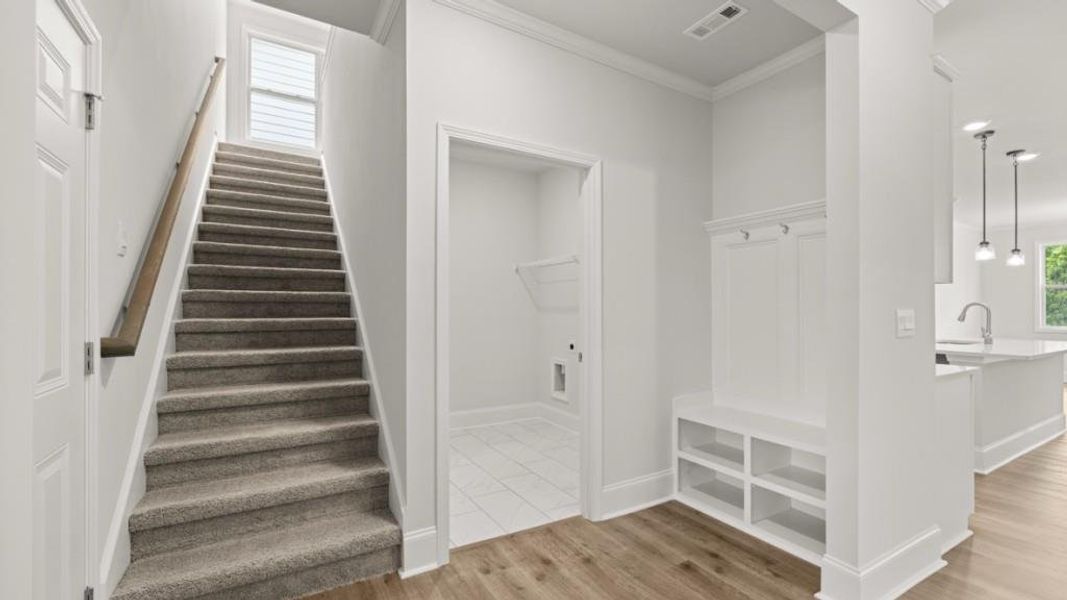 Spacious, unfurnished interior of a new home in Hamptons at Riverwood North, Dallas (Image 31).