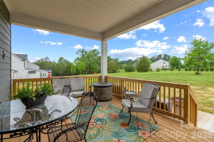 Exterior details and patio area of a home in , Clover (Image 3).