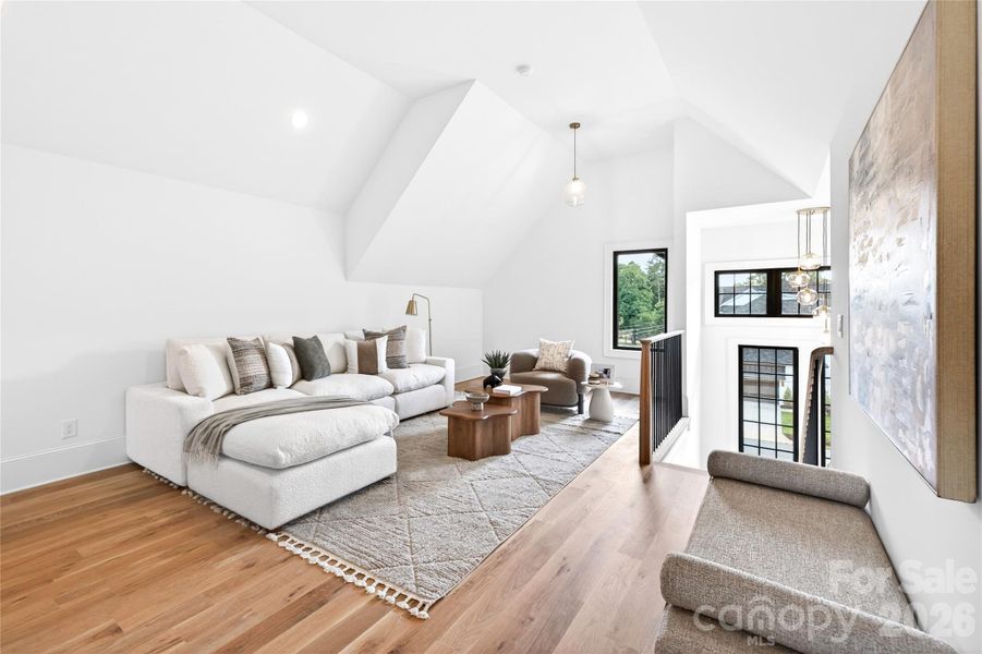 Furnished interior view inside a new home in , Charlotte (Image 33).
