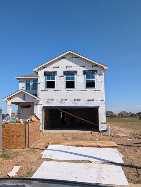 In-progress construction of a new home in Lago Mar 40' at Lago Mar, Texas City, TX (Image 17).
