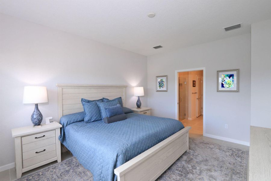 Furnished interior view inside a new home in Del Webb Tradition, Port St. Lucie (Image 27).