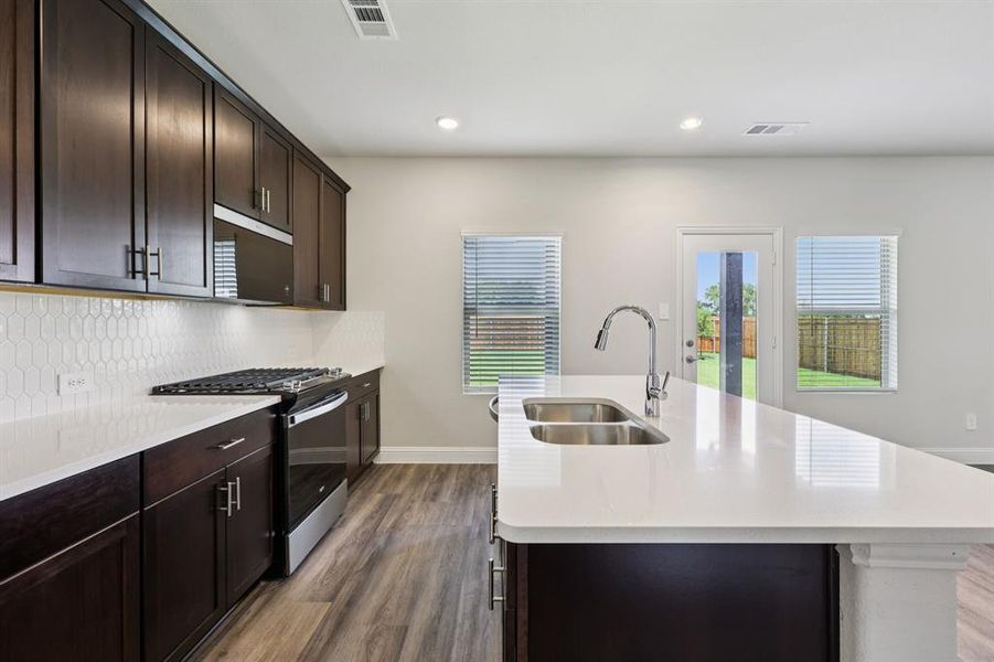 Furnished interior view inside a new home in Westmoor, Sherman (Image 5).