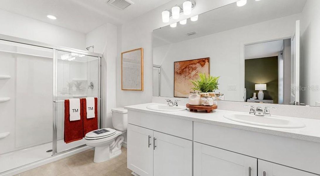 Furnished interior view inside a new home in Waterstone, Groveland (Image 7).