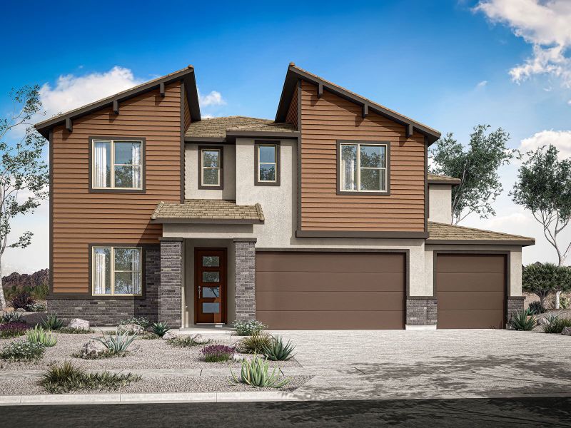 Representative exterior photo of a completed home built from the Jasper by Mattamy Homes in White Tank Vistas, Waddell, AZ (Image 4). Representative exterior photo of a completed home built from the Jasper by Mattamy Homes in White Tank Vistas, Waddell, AZ (Image 4).