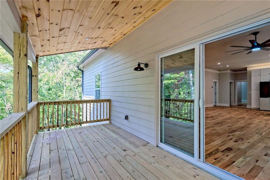 Exterior details and patio area of a home in , Clayton (Image 51).
