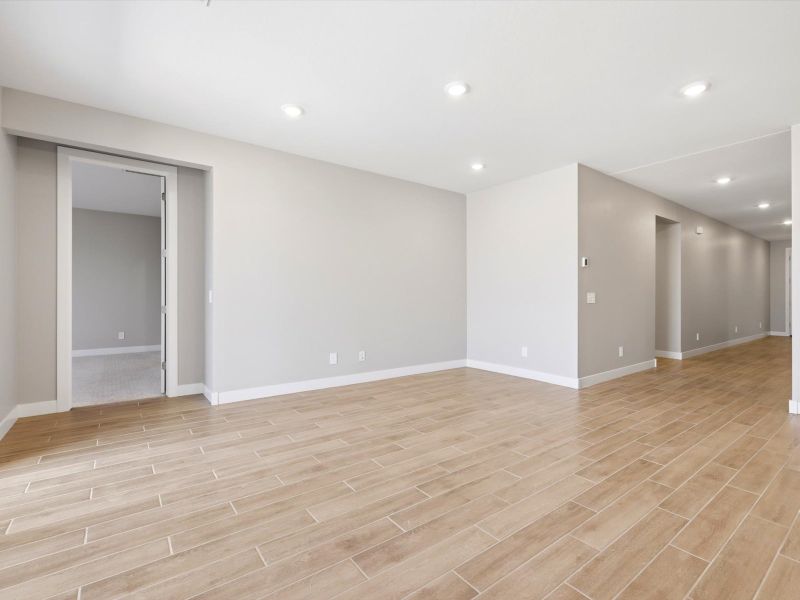 Spacious, unfurnished interior of a new home in Abel Ranch Signature Series, Goodyear (Image 13). Spacious, unfurnished interior of a new home in Abel Ranch Signature Series, Goodyear (Image 13).