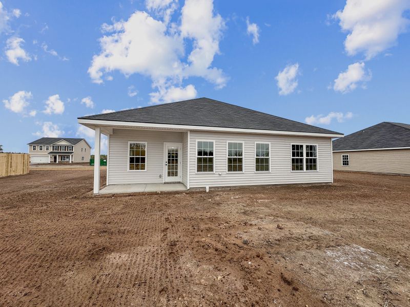 Exterior details and patio area of a home in Tibet Road at Sassafras, Allenhurst (Image 3).