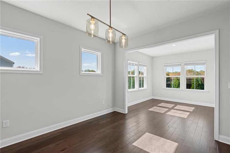 Spacious, unfurnished interior of a new home in Berkeley Mill, Cumming (Image 15).