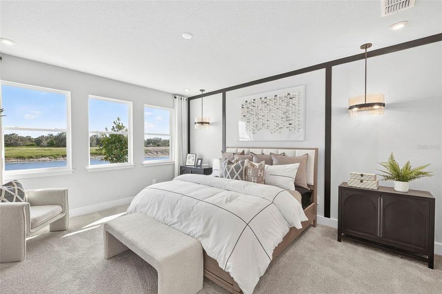 Furnished interior view inside a new home in Crosswind Ranch, Parrish (Image 22).