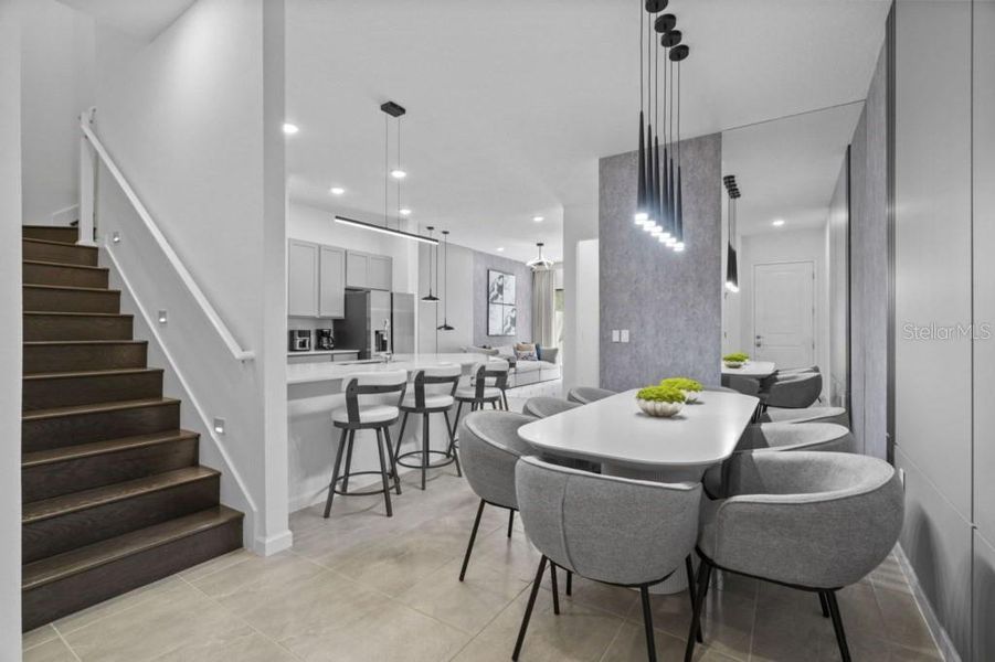 Furnished interior view inside a new home in , Orlando (Image 27). Furnished interior view inside a new home in , Orlando (Image 27).