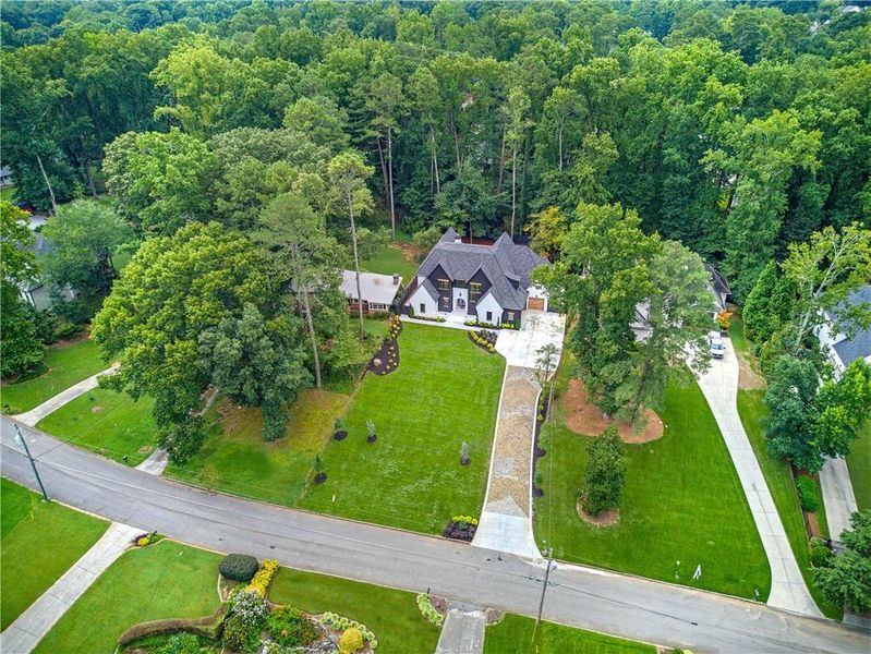 Front exterior of a new home in , Atlanta, GA, highlighting curb appeal (Image 30).