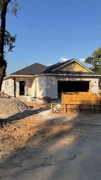In-progress construction of a new home in , Houston, TX (Image 3).