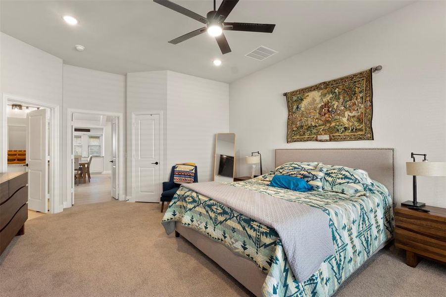 Furnished interior view inside a new home in Union Park Classic 60, Little Elm (Image 16).